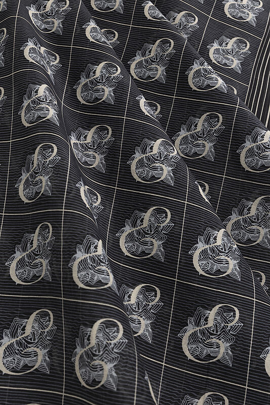 Esma Collection [E] Night Cotton Silk Scarf - 2