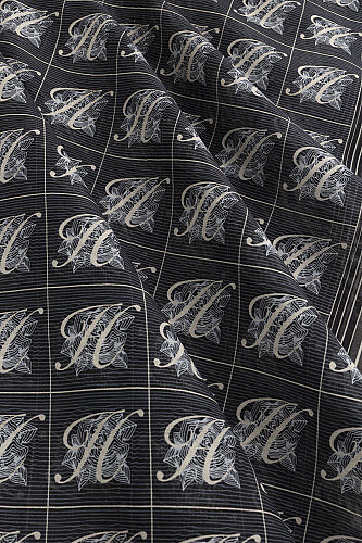 Esma Collection [H] Night Cotton Silk Scarf - 2