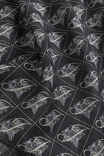 Esma Collection [J] Night Cotton Silk Scarf - 2