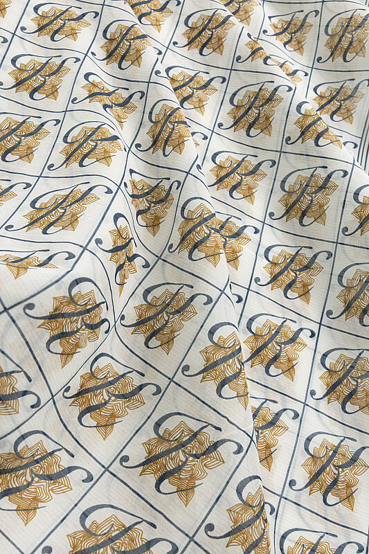 Esma Collection [K] Daytime Cotton Silk Scarf - 2