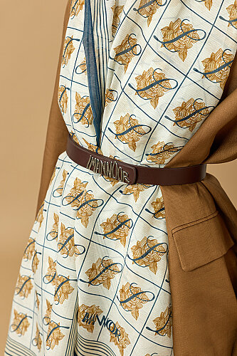 Esma Collection [L] Daytime Cotton Silk Scarf - 5