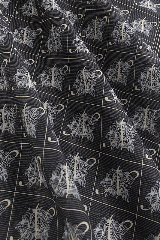 Esma Collection [N] Night Cotton Silk Scarf - 2