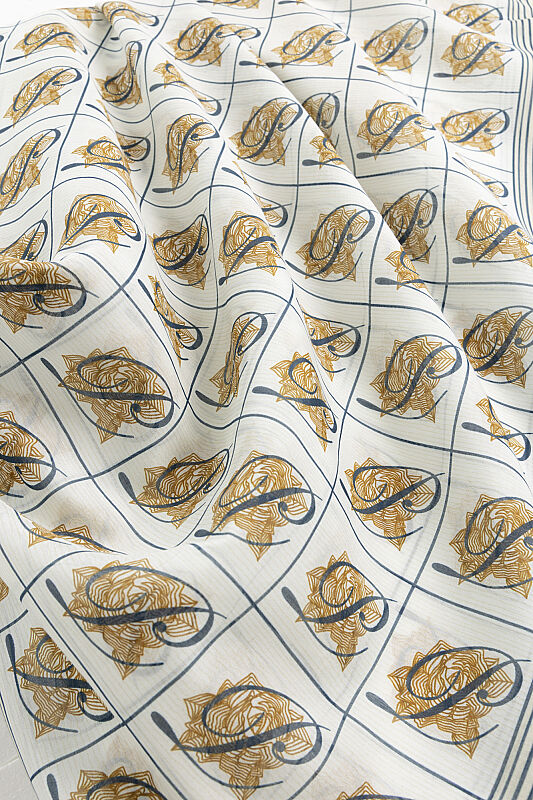 Esma Collection [P] Daytime Cotton Silk Scarf - 2