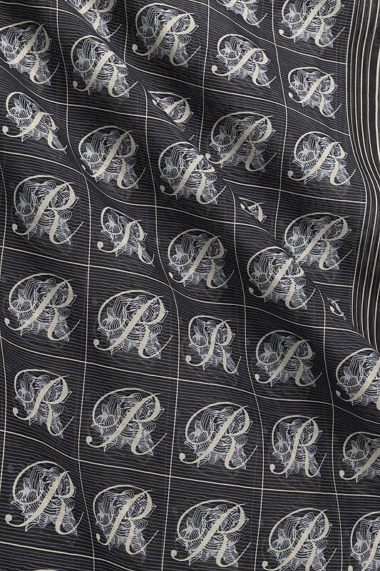 Esma Collection [R] Night Cotton Silk Scarf - 2
