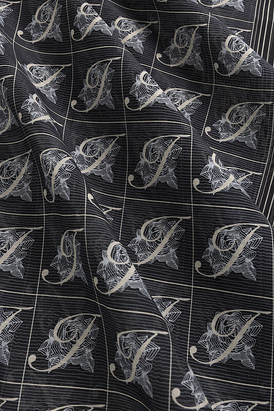 Esma Collection [T] Night Cotton Silk Scarf - 2