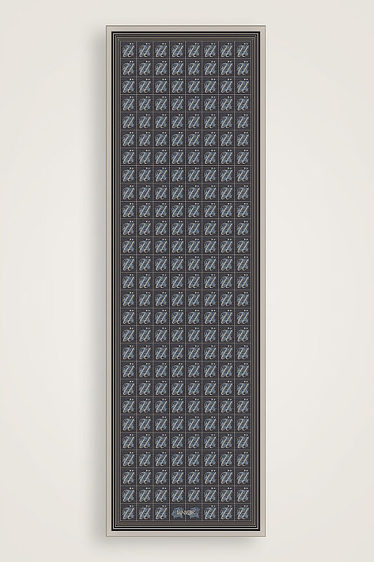 Esma Collection [U] Night Cotton Silk Scarf - 1