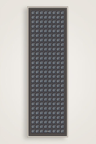 Esma Collection [V] Night Cotton Silk Scarf 