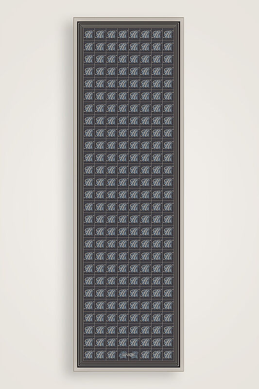 Esma Koleksiyonu [H] Gece Pamuk İpek Şal 70x200 - 1