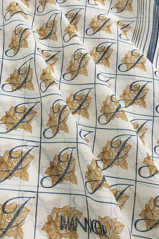 Esma Koleksiyonu [J] Gündüz Pamuk İpek Şal 70x200 - 2