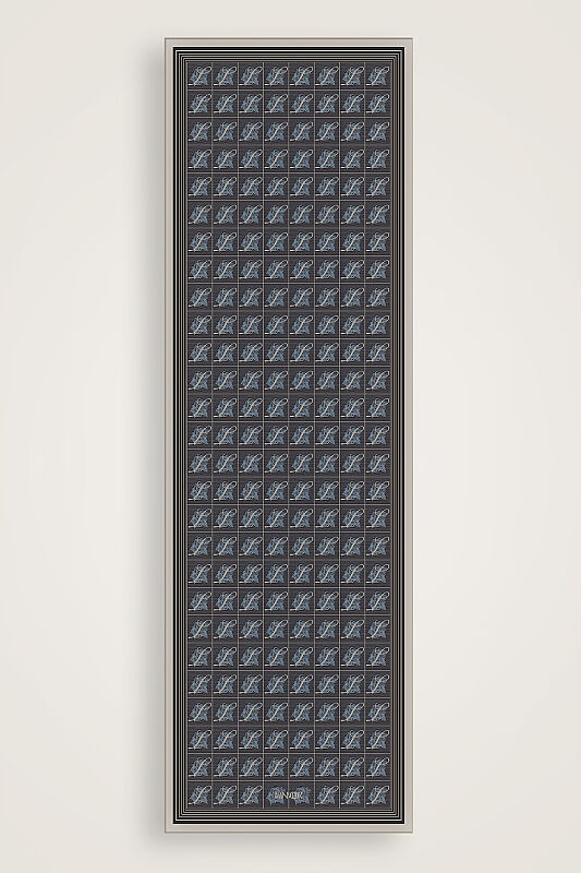 Esma Koleksiyonu [L] Gece Pamuk İpek Şal 70x200 - 1