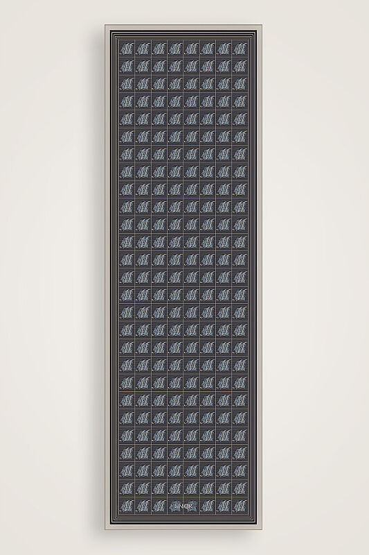 Esma Koleksiyonu [M] Gece Pamuk İpek Şal 70x200 - 1