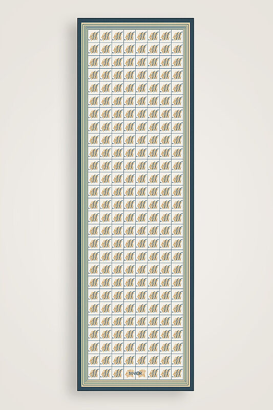 Esma Koleksiyonu [M] Gündüz Pamuk İpek Şal 70x200 - 1