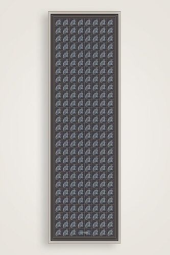 Esma Koleksiyonu [Ö] Gece Pamuk İpek Şal 70x200 - Imannoor