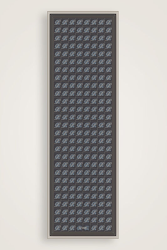 Esma Koleksiyonu [P] Gece Pamuk İpek Şal 70x200 - 1