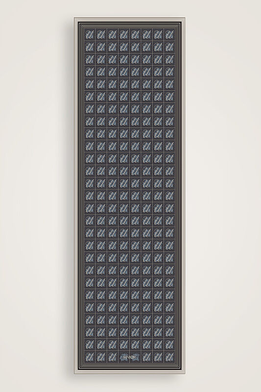 Esma Koleksiyonu [U] Gece Pamuk İpek Şal 70x200 - 1