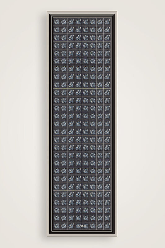 Esma Koleksiyonu [V] Gece Pamuk İpek Şal 70x200 - 1