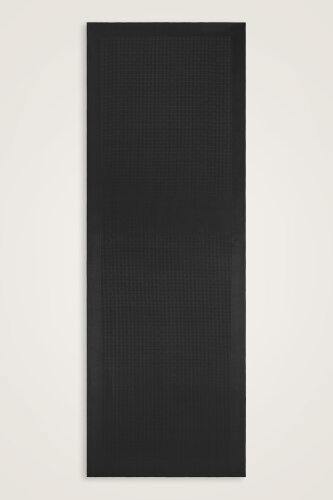 Faith I Black Jacquard Silk Shirt Scarf 