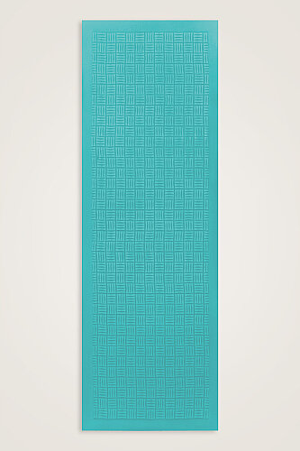 Faith Square Cyan Naia Cotton Scarf 