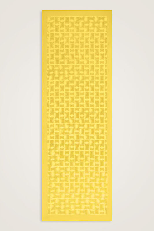 Faith Square Lemon Naia Cotton Scarf - 1