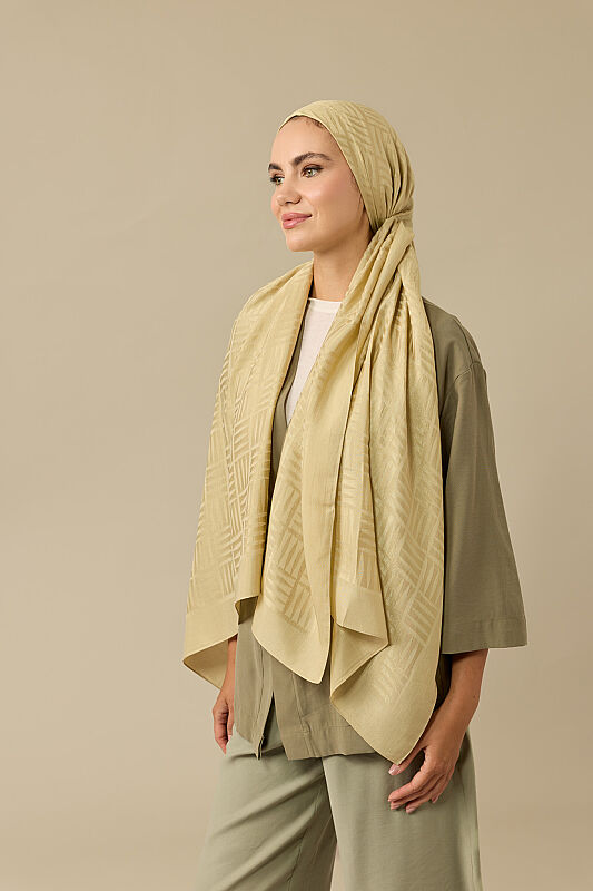 Faith Square Pebble Naia Cotton Scarf - 3