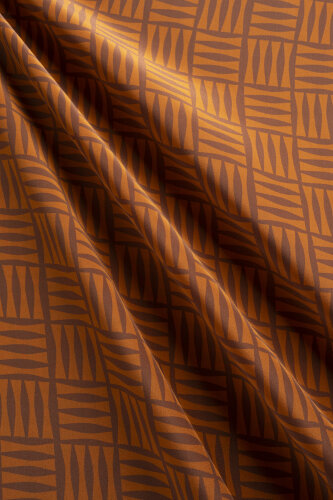 Faith Square Saffron Crepe Silk Shirt Scarf - 2