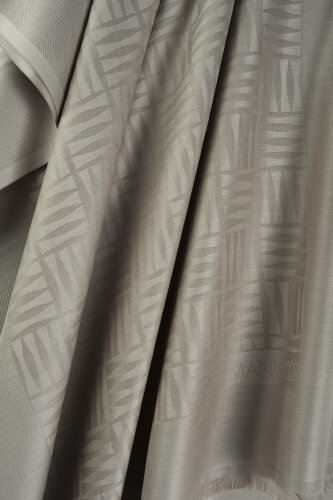 Faith Square Stone Silk Scarf - 2