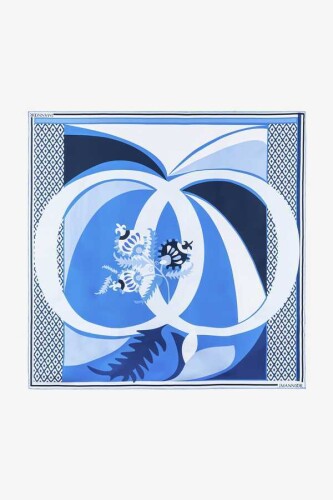 Fancy OO Scarf Blue 