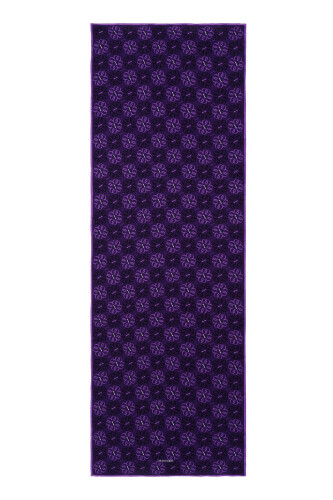 Flower Noor Flush Viscose Shawl Purple - 2