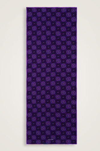 Flower Noor Flush Viscose Shawl Purple - 2