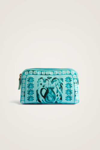 Flowerpots Turquoise Summer Wallet - Imannoor (1)