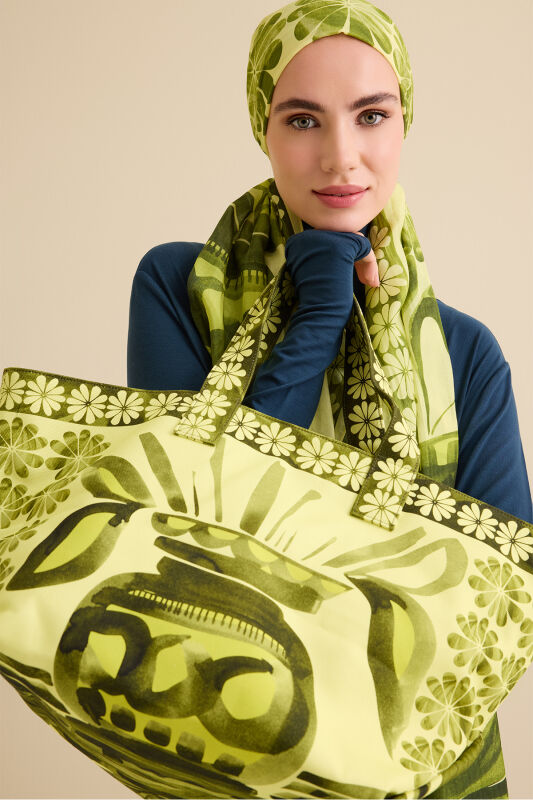 Flowerpots Yellow Summer Bag - 1