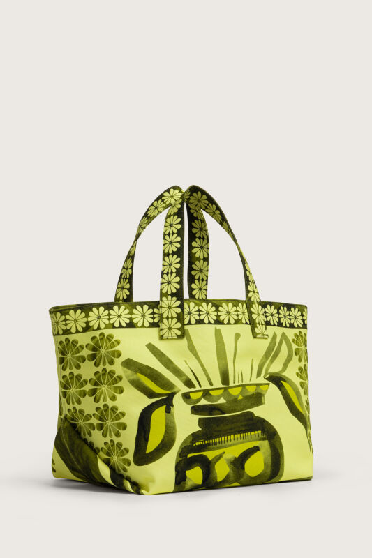 Flowerpots Yellow Summer Bag - 2
