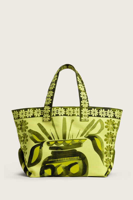 Flowerpots Yellow Summer Bag - 6