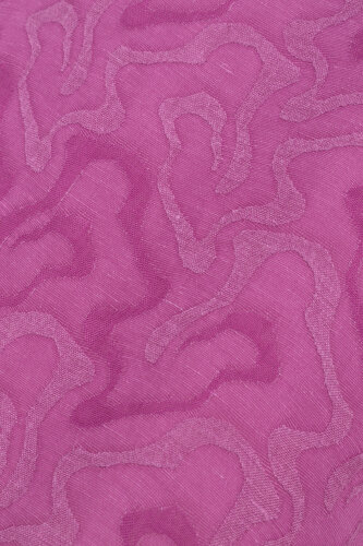 Fuchsia Linen Jacquard Tank Top - 4