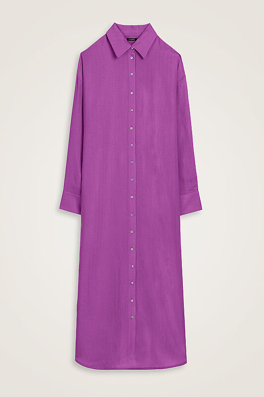 Fuchsia Naia Shirt Dress - 1