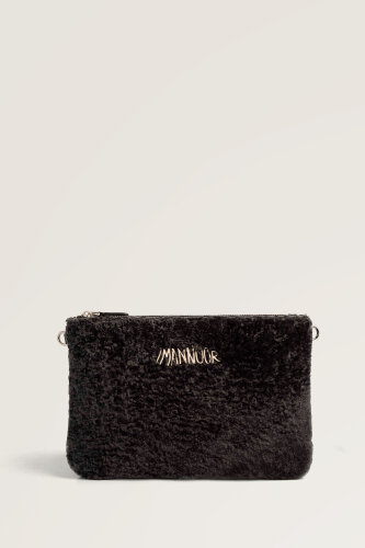 Fur Anthracite Portfolio Bag 