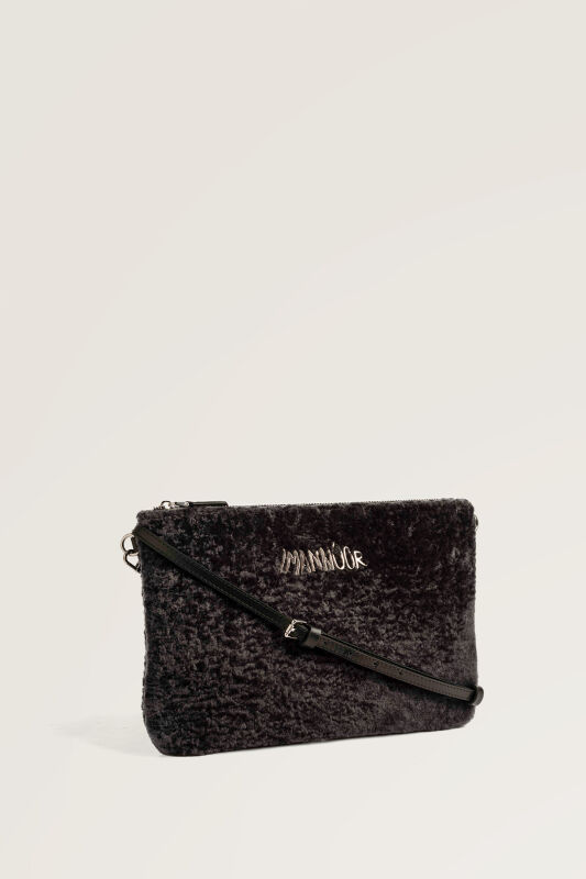 Fur Anthracite Portfolio Bag - 2