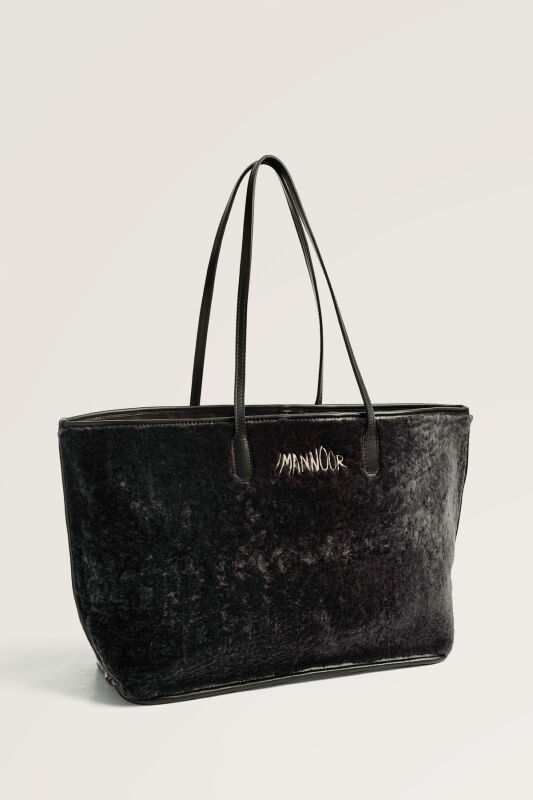 Fur Market Mono Anthracite Bag - 2