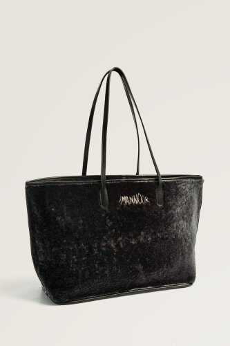 Fur Market Mono Anthracite Bag - 2