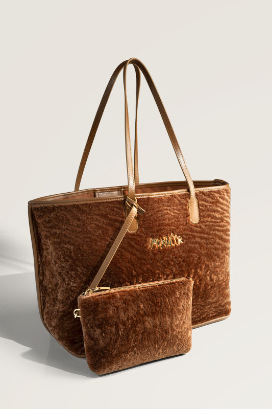 Fur Market Mono Cinnamon Bag - 3