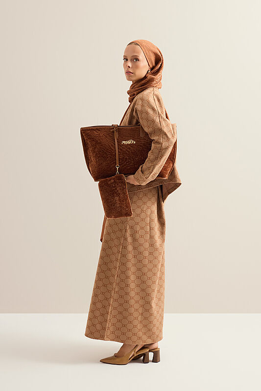 Fur Market Mono Cinnamon Bag - 1