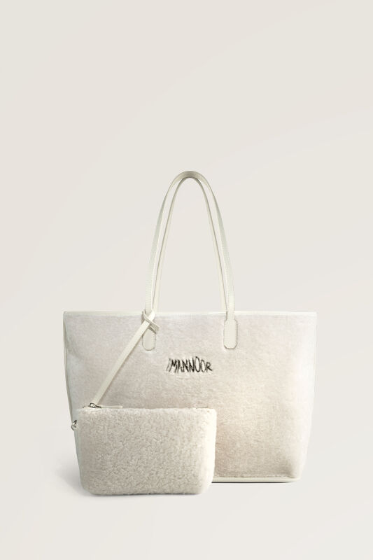 Fur Market Mono Dark White Bag - 1