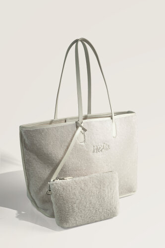 Fur Market Mono Dark White Bag - 3