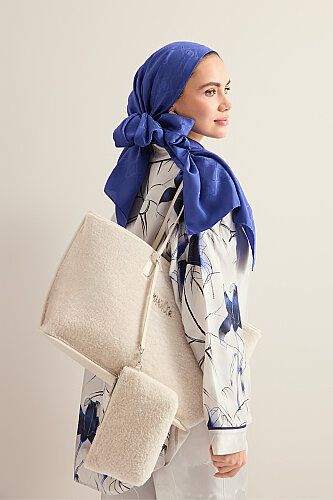 Fur Market Mono Dark White Bag - 3