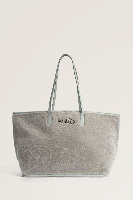 Fur Market Mono Silver Bag - 1