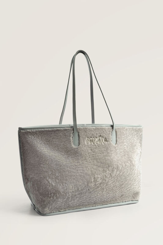 Fur Market Mono Silver Bag - 2