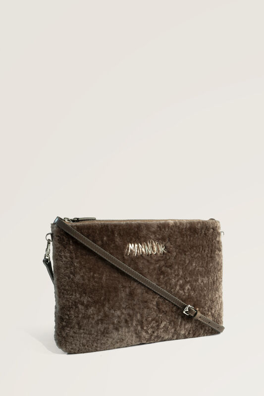 Fur Mink Clutch Bag - 2