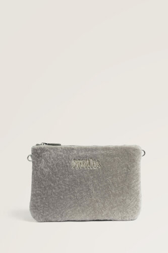 Fur Silver Portfolio Bag - Imannoor