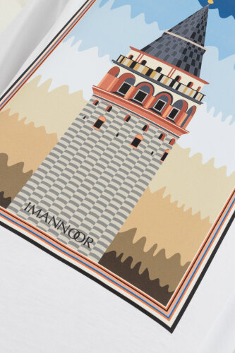 Galata Long Sleeve White T-Shirt - 4