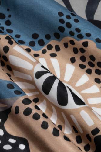 Gelincik Gri Pamuk Floş Şal 72x212 - Imannoor (4)